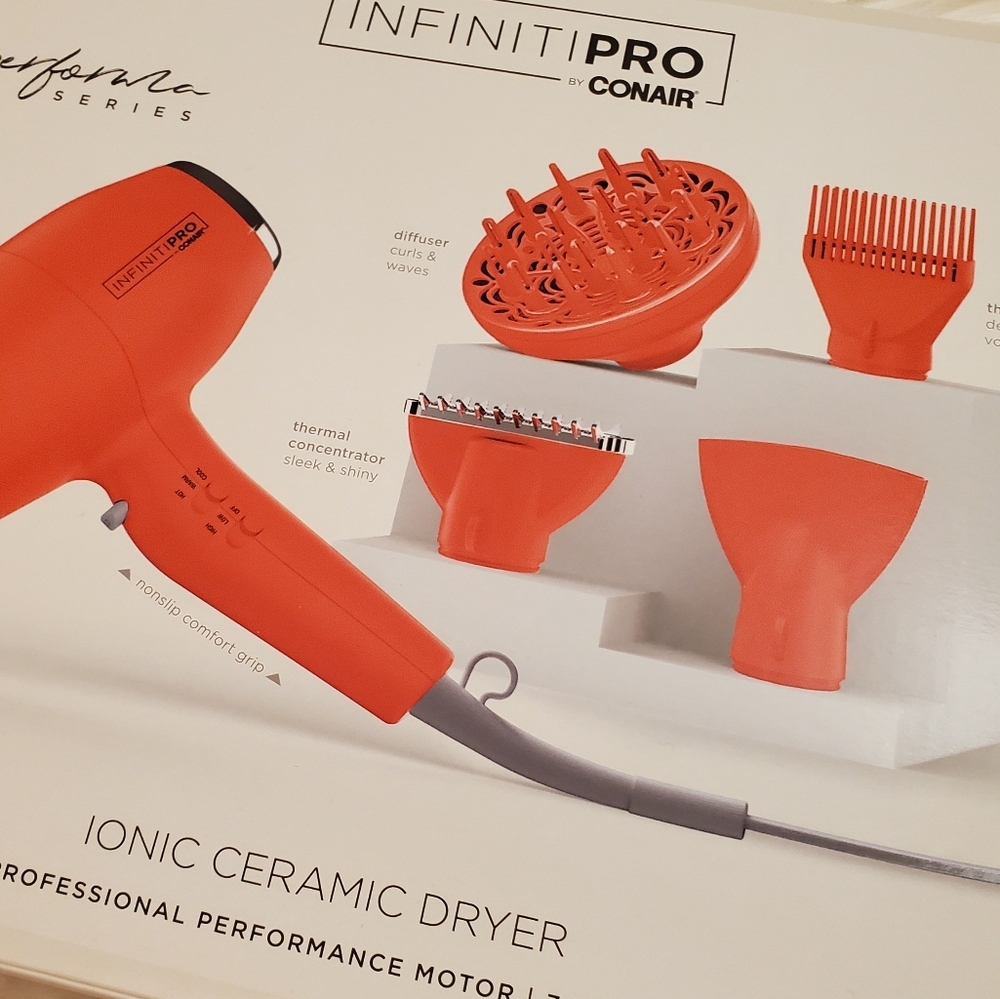 InfinitiPro by Conair Performa Series Iconic Ceramic Dryer - orange - Picture 3 of 12